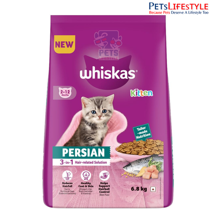 WHISKAS Persian Dry Kitten Food