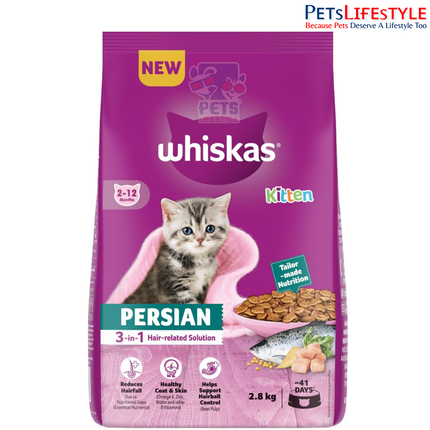 WHISKAS Persian Dry Kitten Food