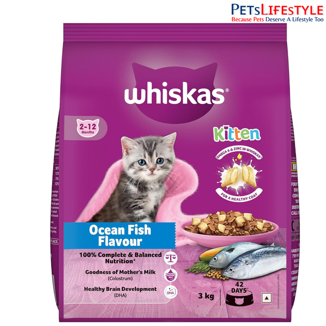 Whiskas Junior Ocean Fish Dry Kitten Food