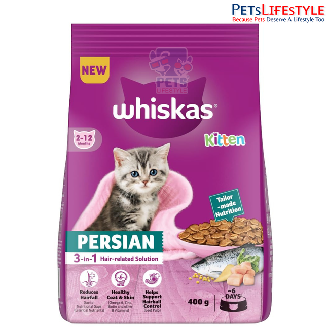 WHISKAS Persian Dry Kitten Food