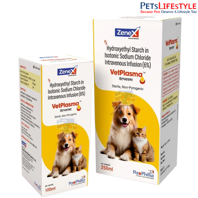 Zenex VetPlasma Hydroxyethyl Starch Plasma Volume Expander for Animals