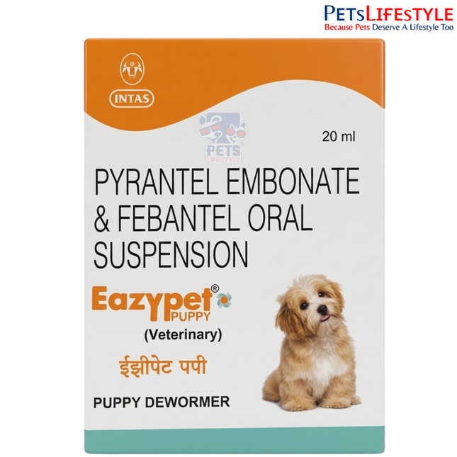 Intas Eazypet Puppy Deworming Suspension 20ml