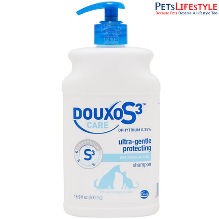 Douxo S3 Care Shampoo for Dogs & Cats 500ml | Ultra-Gentle Hydrating Shampoo for Regular Hygiene & Sensitive Skin (Copy)