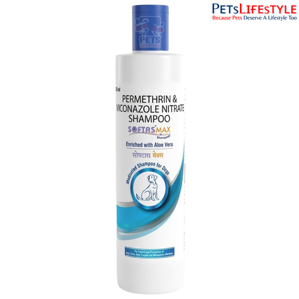 Intas Softas Max Tick & Flea Shampoo for Dogs