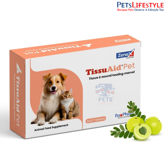 Zenex TissuAid Pet tablet for dogs & cats