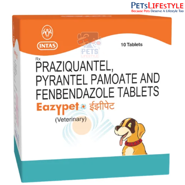 Eazypet Tablet for Dogs — Broad-Spectrum Deworming Tablet by Intas