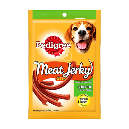 Pedigree Meat Jerky Adult Dog Treat, Bacon
