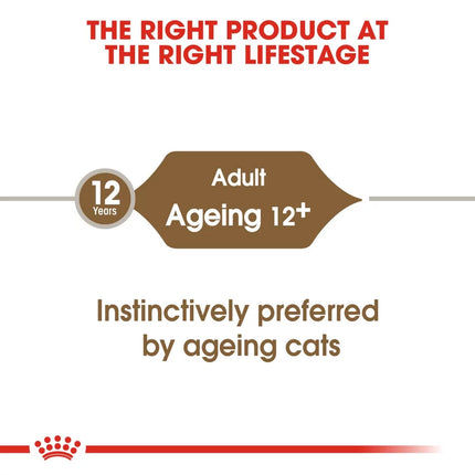 Royal Canin Ageing 12+ Gravy Wet Cat Food - 12 x 85 g pack