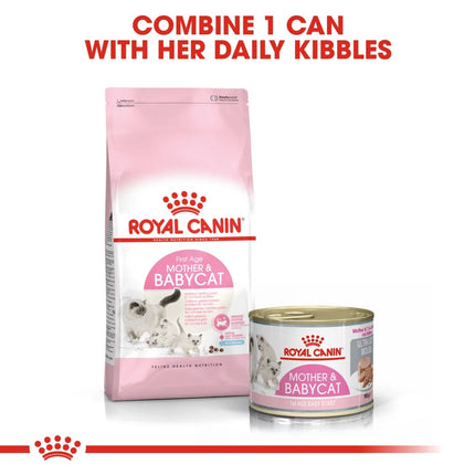 Royal Canin Mother & Babycat Ultra soft Mousse | Wet (Canned) 12 X 195 g