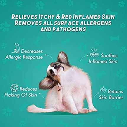 Vivaldis PIROFUR Cat & Dog Shampoo | Itch Relief Pet Shampoo - Effective on Long-Lasting Skin Conditions, Moisturizes & Ensures Soft Coat, 200ml