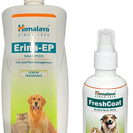 Himalaya Erina-EP Shampoo, 450 ml & Himalaya Fresh Coat, 150 Ml, 1 Piece