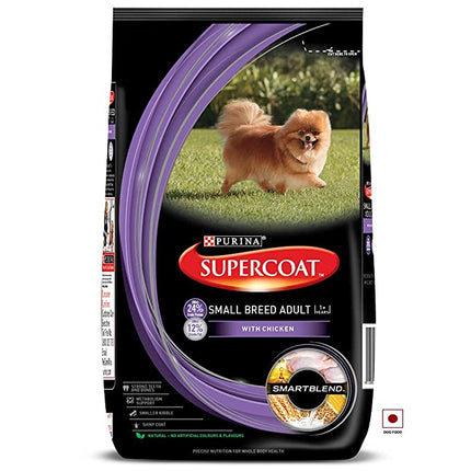 PURINA SUPERCOAT Adult Small Breed Dry Dog Food, Chicken