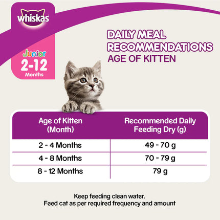 Whiskas Mackerel Dry Food For Baby and Mother Cat - 3 kg