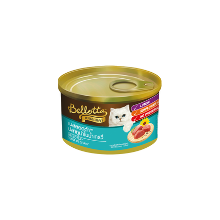 Bellotta Tuna in Gravy Tin – Adult Cat