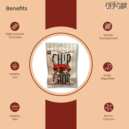Chip Chops Dog Treats - Chicken & Calcium Bone - 70 g