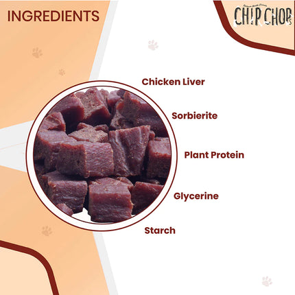 Chip Chops Dog Treats - Chicken Liver Cubes - 70 g