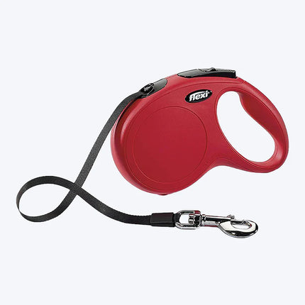 Flexi New Classic Tape Retractable Dog Leash Red - 5m