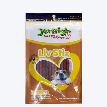 JerHigh Liv Stix Dog Treats - 100 g