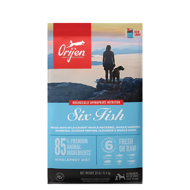 Orijen Six Fish Grain Free Dry Dog Food All Breeds Ages