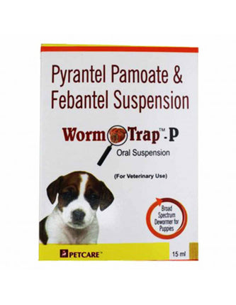 Petcare Worm Trap-P Puppy Dewormer Syrup 15ml
