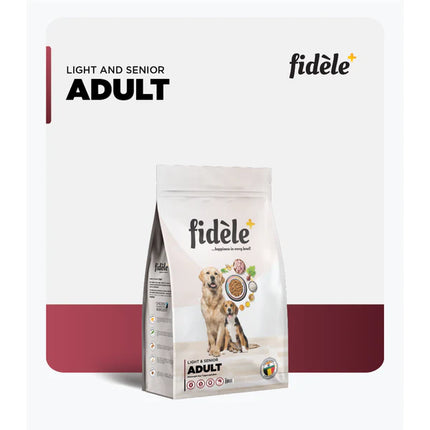 Fidele+ Dry Dog Food Adult Light & Senior